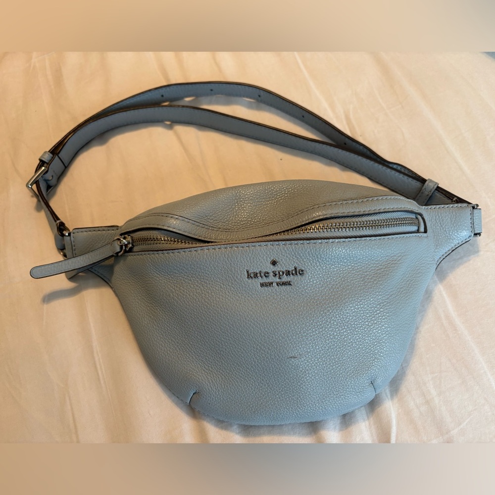 Kate Spade Powder Blue Leather Belt Bag